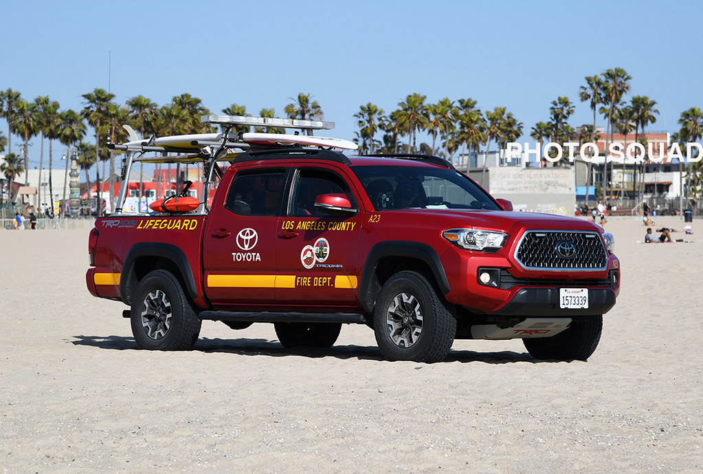 Toyota Tacoma as fire department vehicle Toyota Tacoma as fire department vehicle