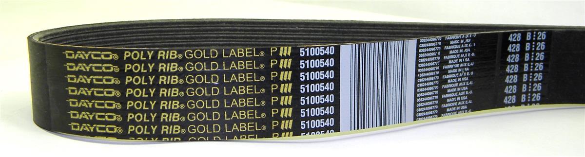 Dayco Poly Rib Gold Label