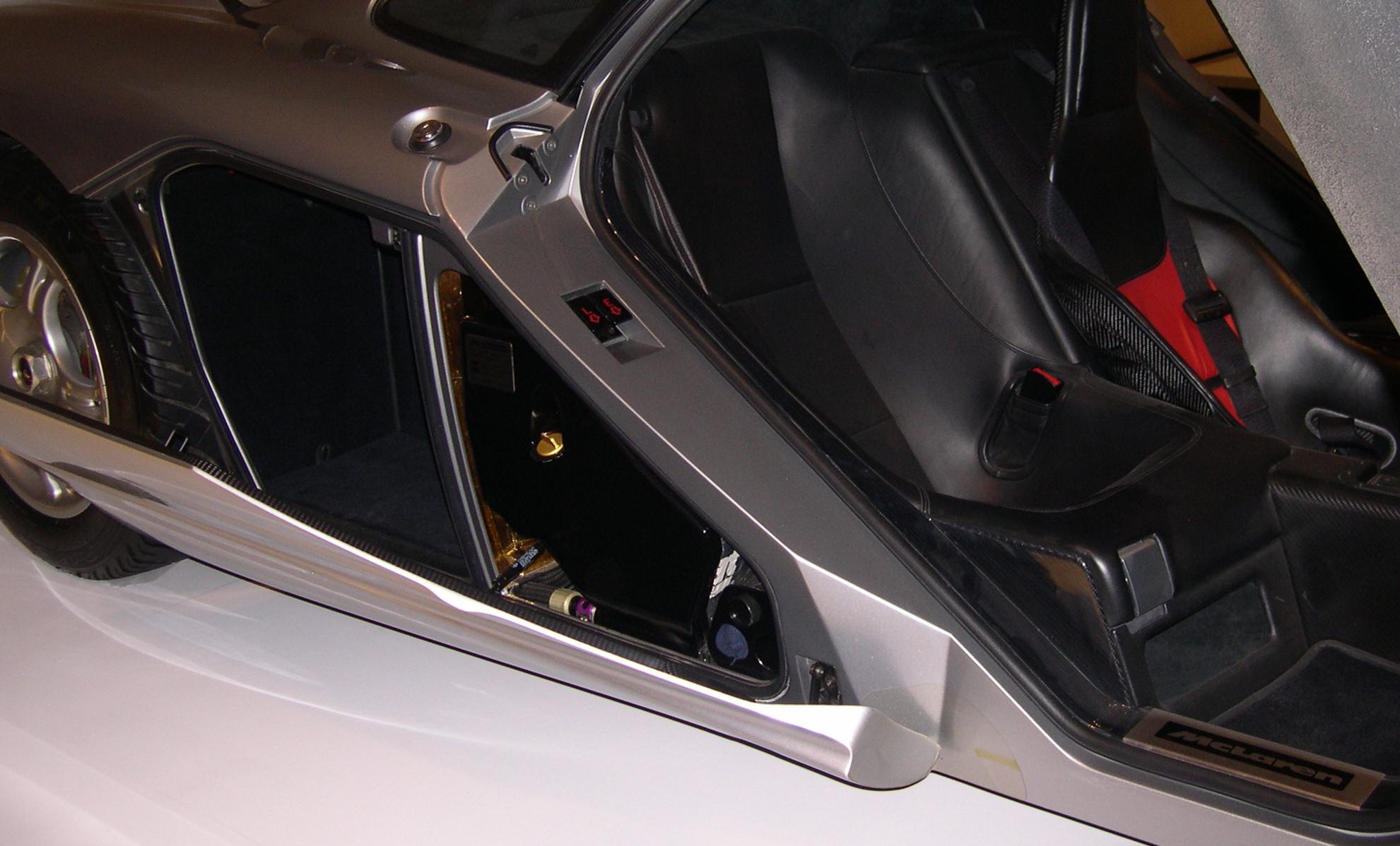 McLaren’s Body Side Luggage Compartments