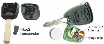 Mechanical Keys with Simple Transponder Chips Mechanical Keys with Simple Transponder Chips