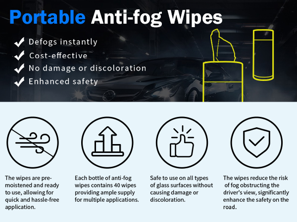 SHIELDOM Anti Fog Wipes SHIELDOM Anti Fog Wipes