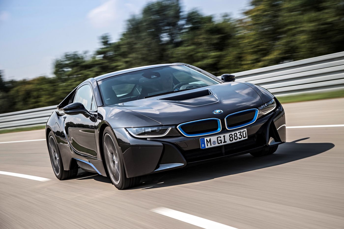 BMW i8 Black Front