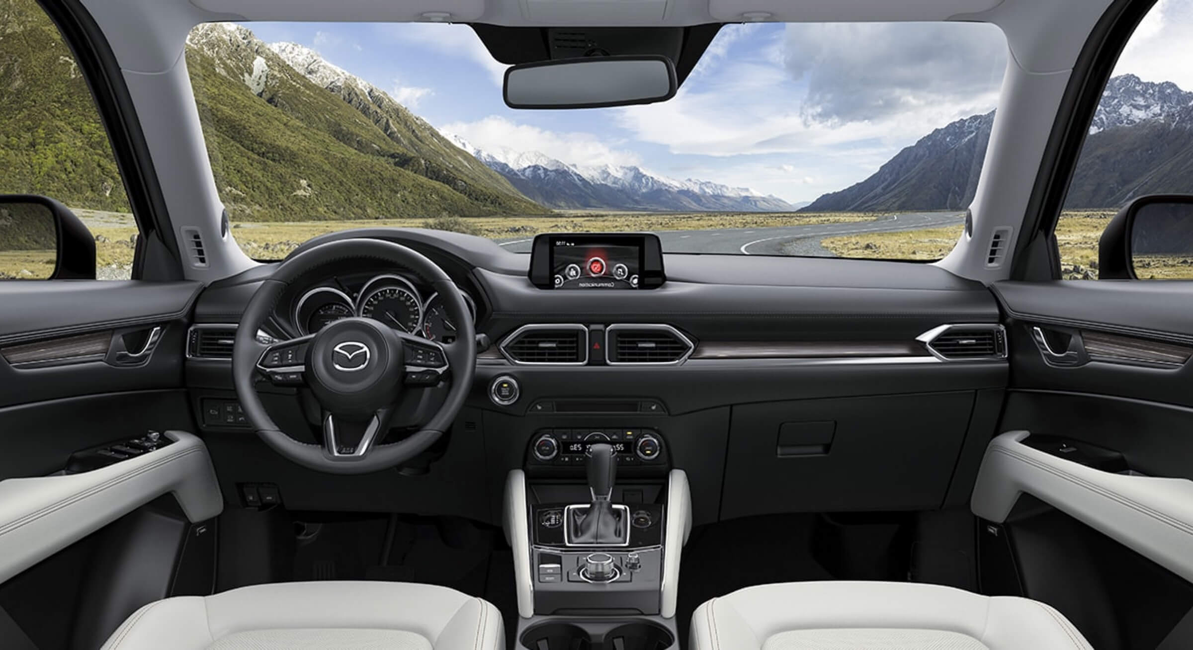 Mazda CX 5 Black White Interior