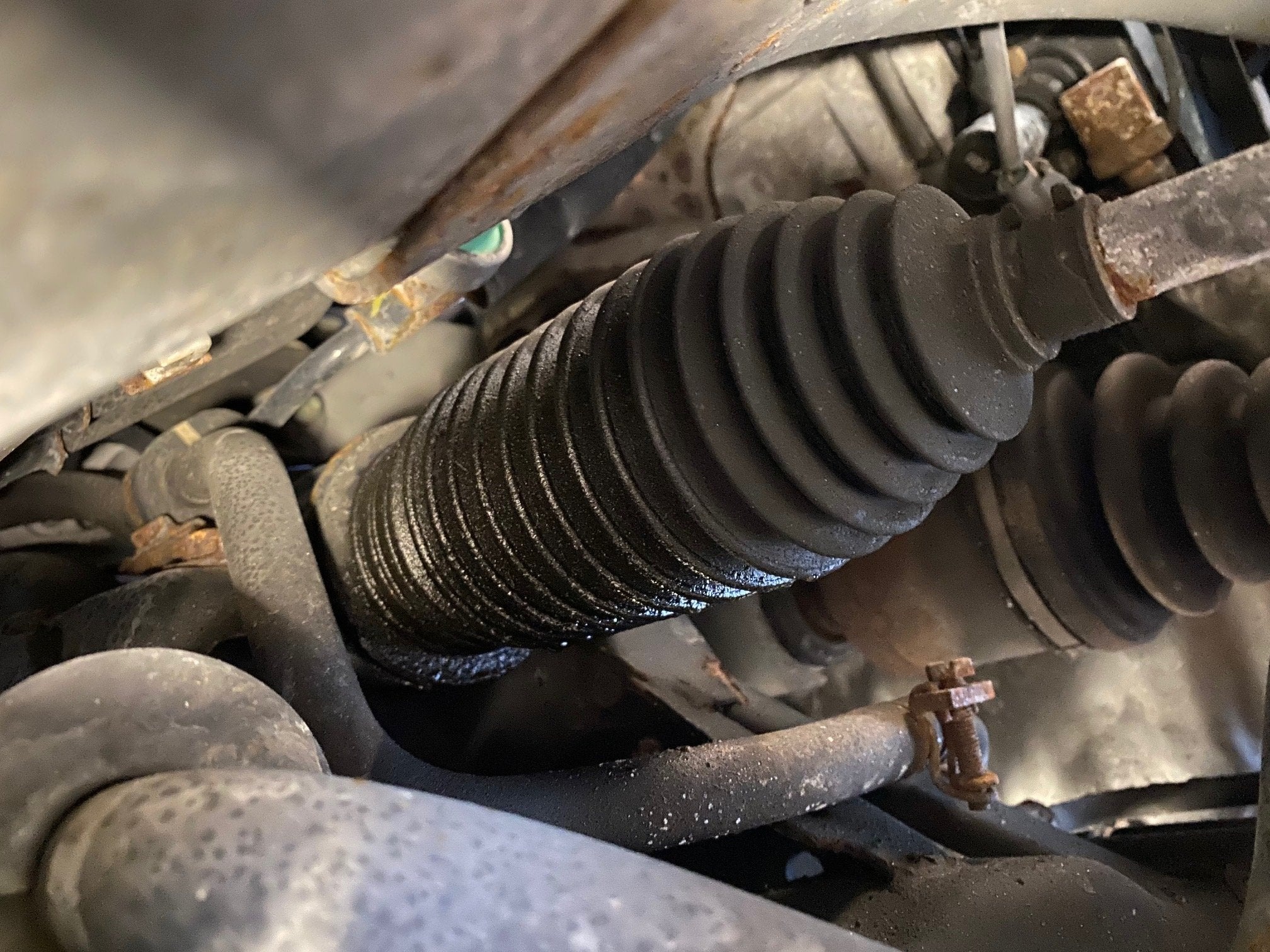 Steering Rack and Pinion Leak Steering Rack and Pinion Leak