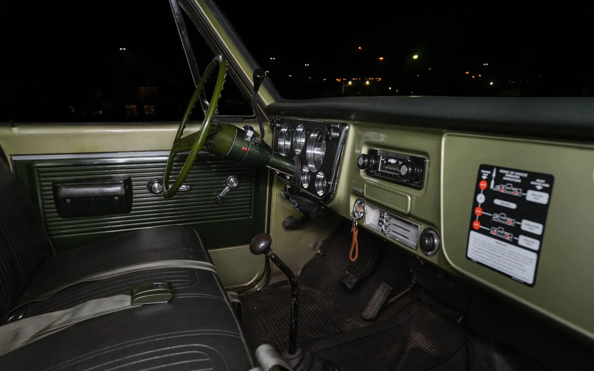1970 Chevrolet C10 interior