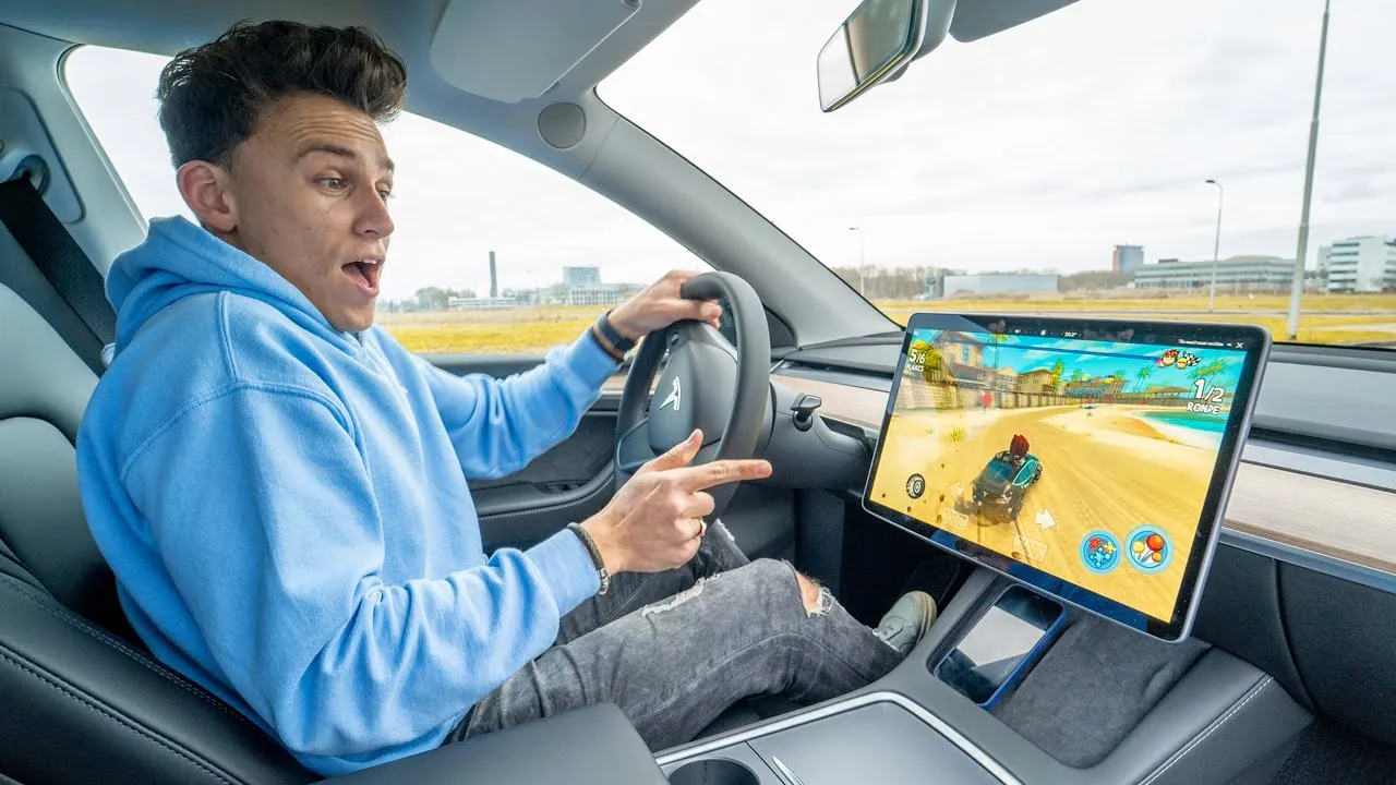 Tesla Model Y infotainment Tesla Model Y infotainment