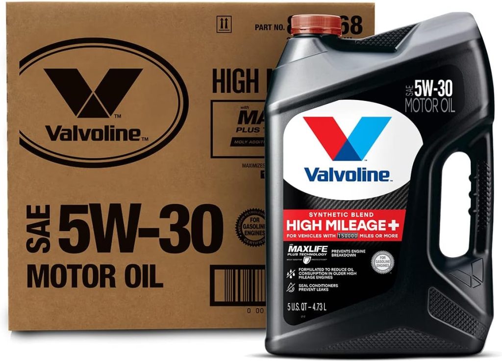 Valvoline High Mileage with MaxLife 5W 30