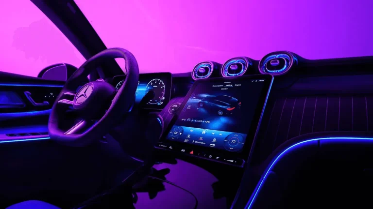 Mercedes Benz S Class ambient lighting