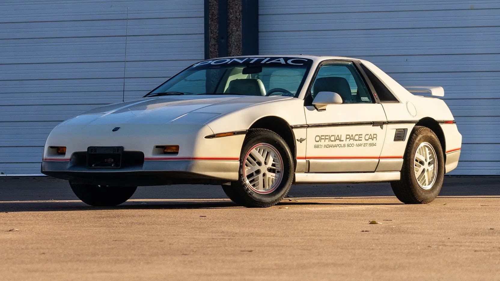 1984 Pontiac Fiero Indy Pace Car Edition 1984 Pontiac Fiero Indy Pace Car Edition