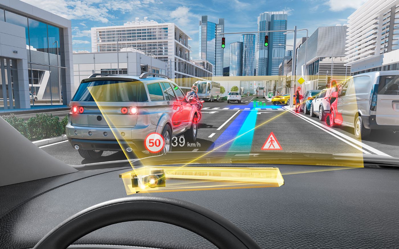 Ford's Adaptive Head Up Display