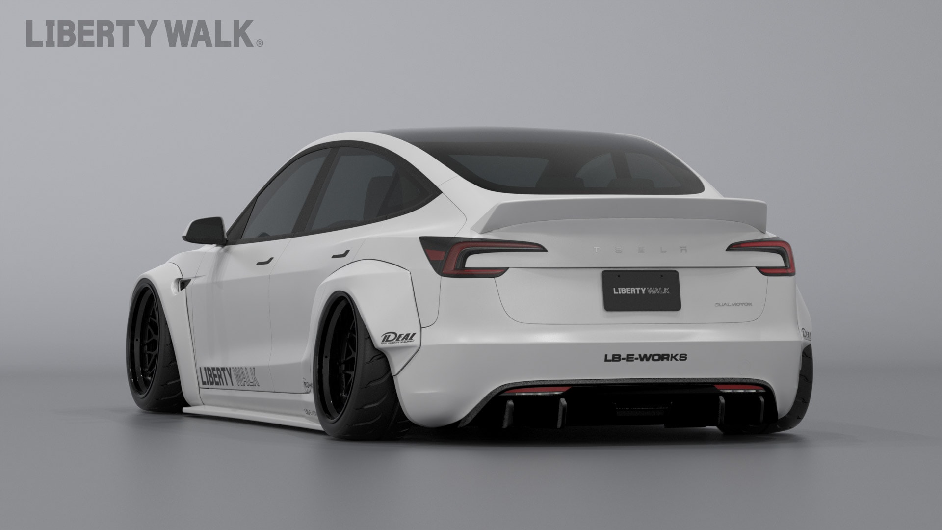 Liberty Walk Tesla Model 3 Widebody