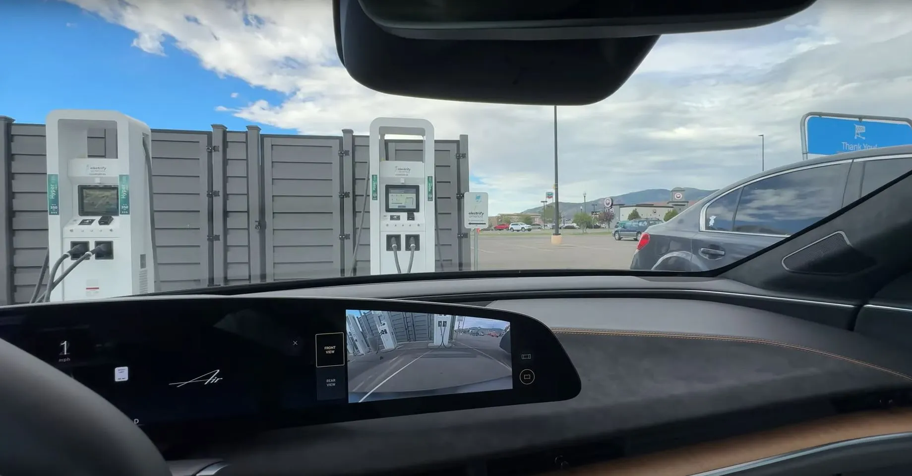 Lucid Air Grand Touring with Full Glass Cockpit and Augmented Reality HUD