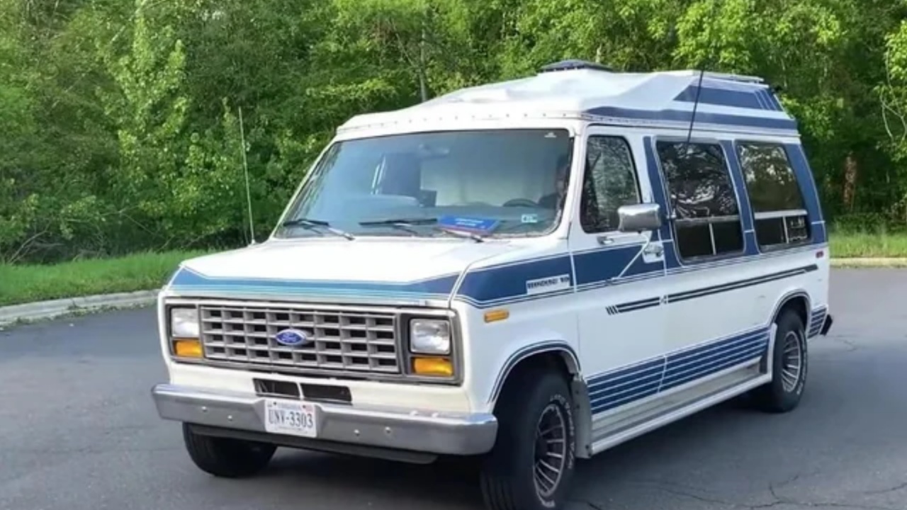 Older Ford Econoline V8