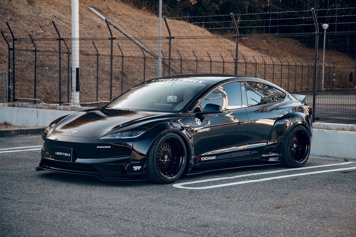 Tesla Model 3 Liberty Walk Tesla Model 3 Liberty Walk