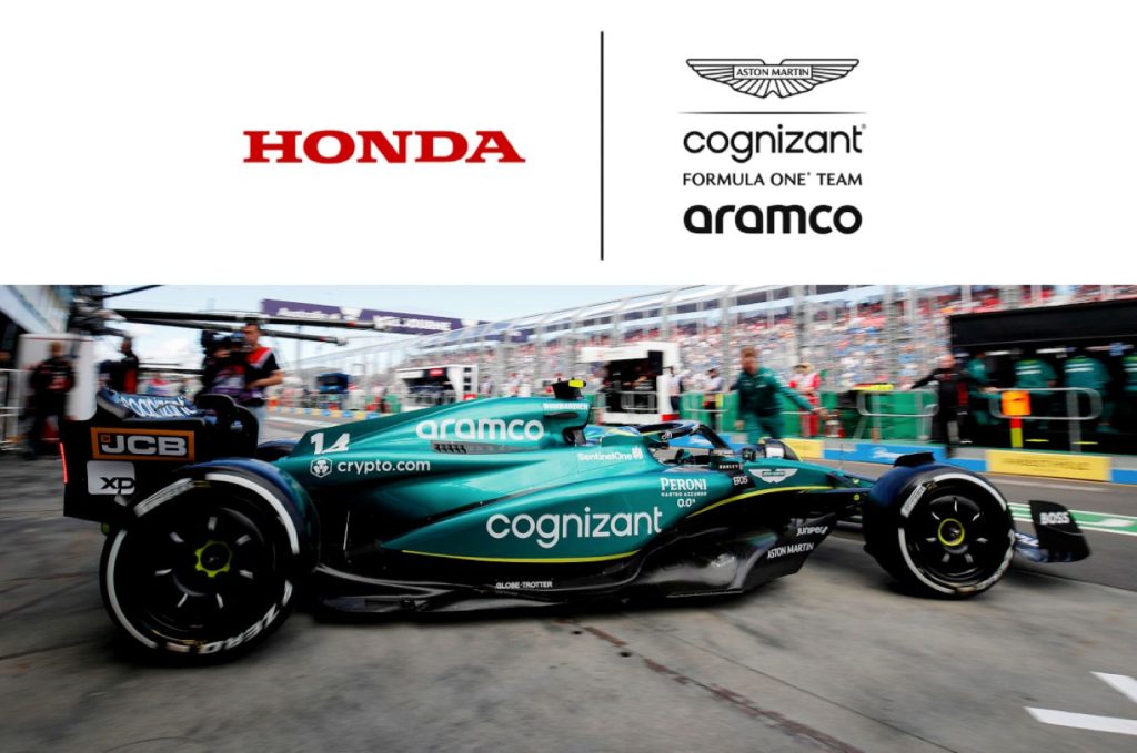 Aston Martin and Honda F1