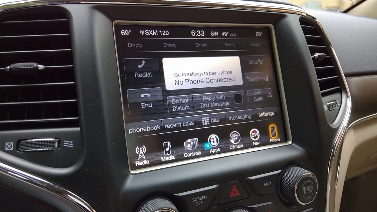 Jeep UConnect 8.4 (2013 2016)