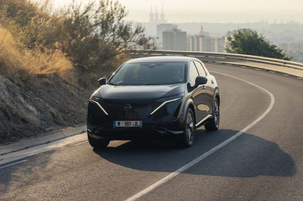 Nissan Ariya Solar front Nissan Ariya Solar front