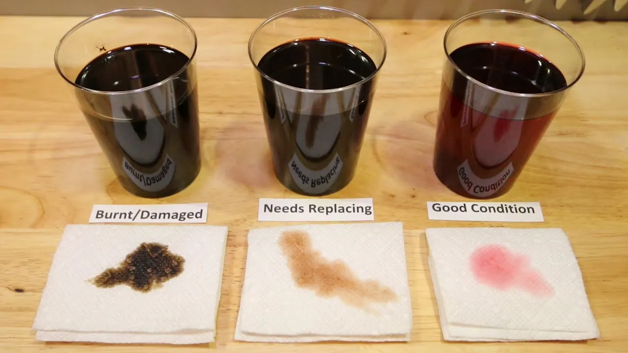 Dark Looking Transmission Fluid Color Dark Looking Transmission Fluid Color