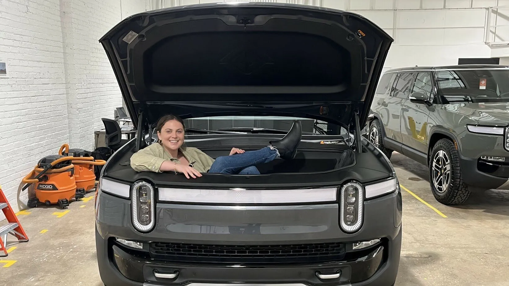 Spacious Frunk Storage in the Rivian R1S Spacious Frunk Storage in the Rivian R1S