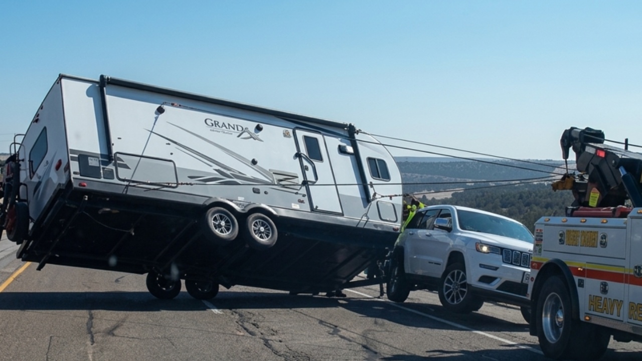 Abrupt Steering and Overcorrecting Can Cause Dangerous Trailer Rollovers