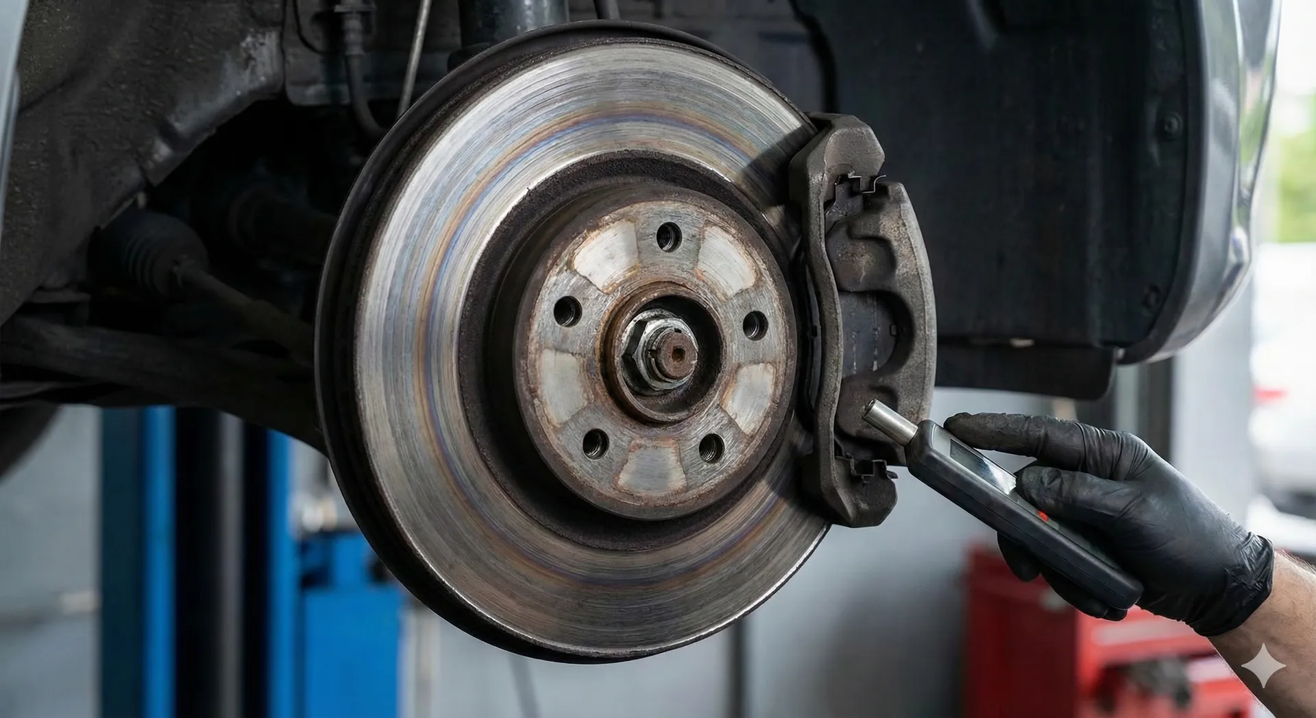 Brake rotor and caliper