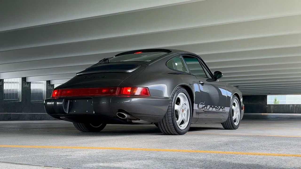 Classic Porsche 911 from the 964 generation