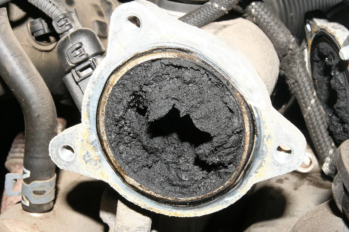 Damaged EGR Cooler