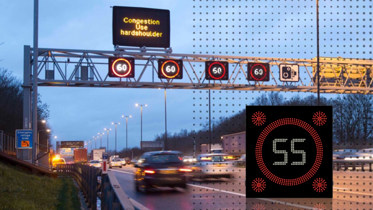 Dynamic Speed Limit Reductions on Highways, And Camera Enforcement to Back It Up