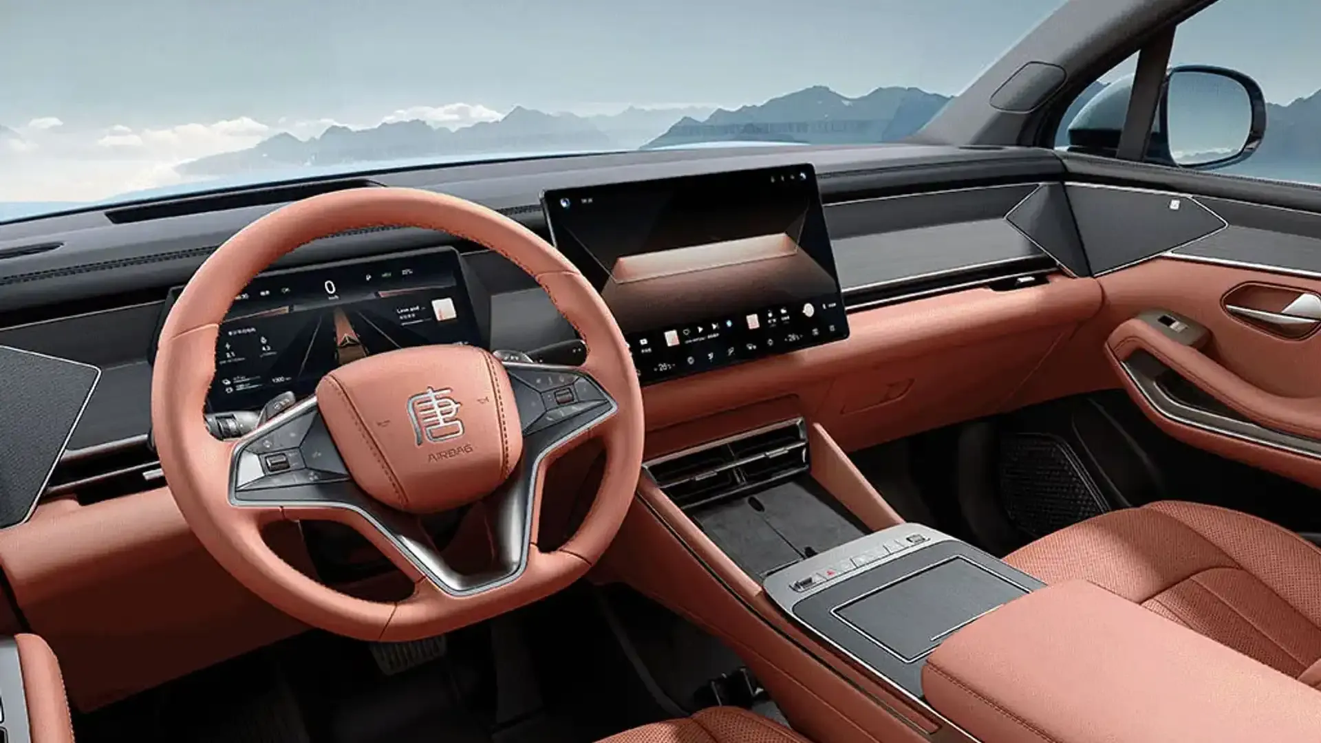 Interior of the 2025 BYD Tang L SUV