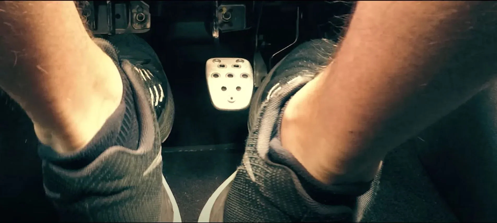 Left foot braking Left foot braking