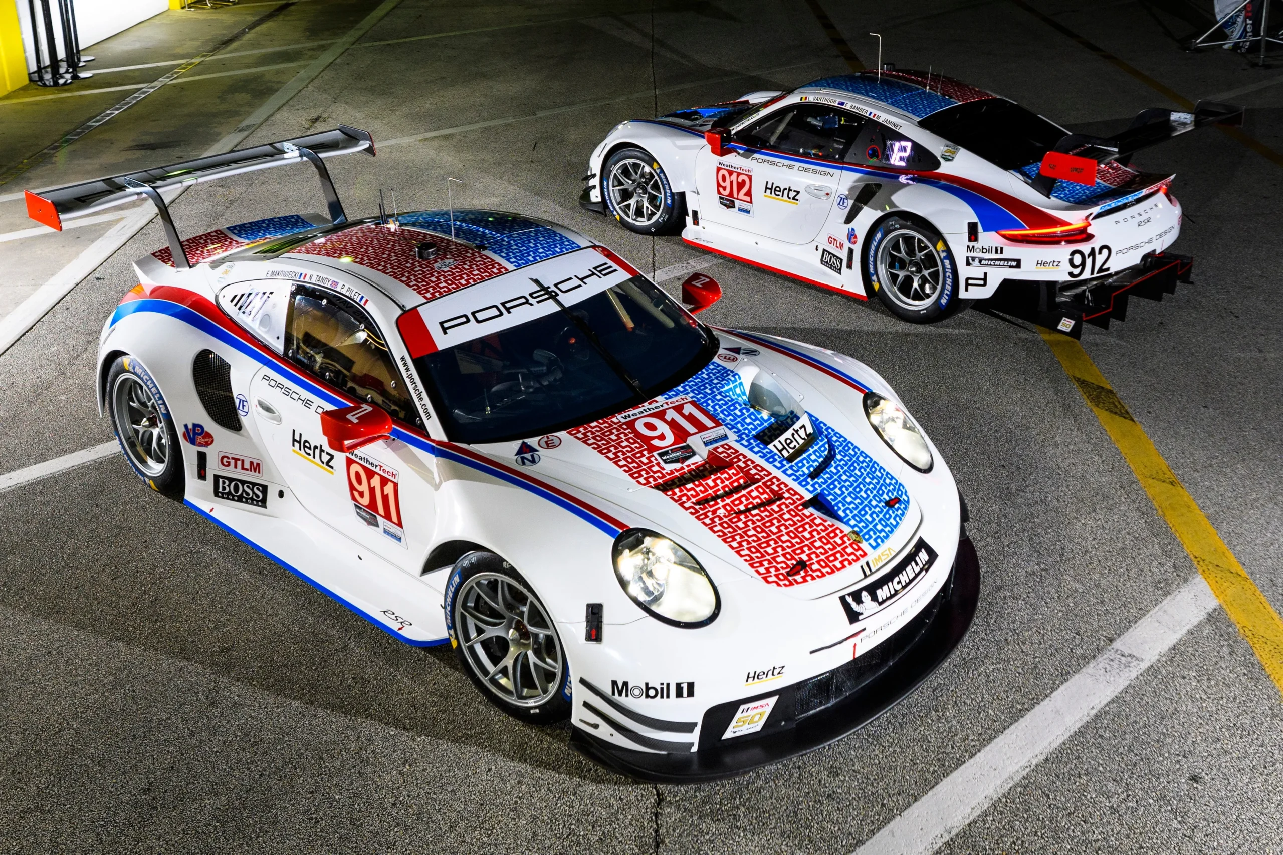 Porsche 911 RSR race cars
