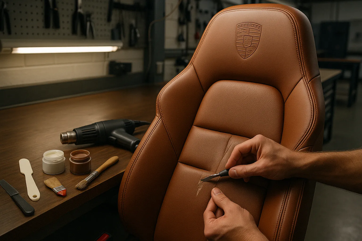 Porsche Leather Seat