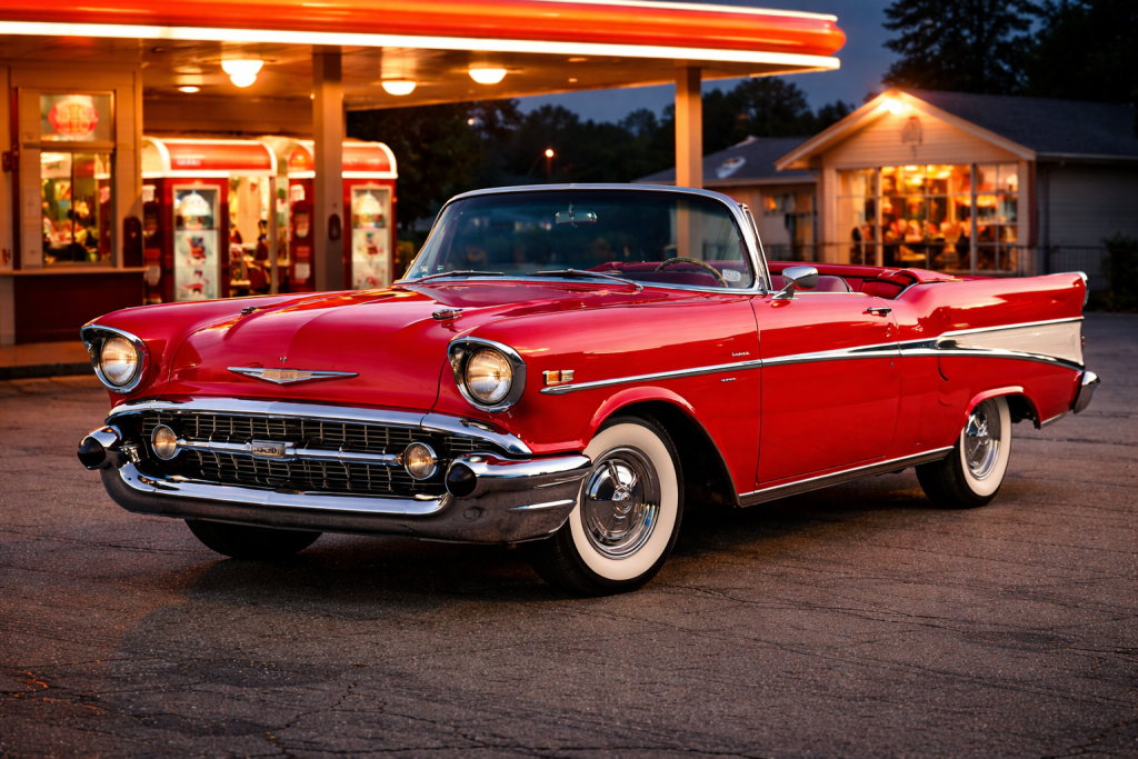 Red 1957 Chevy