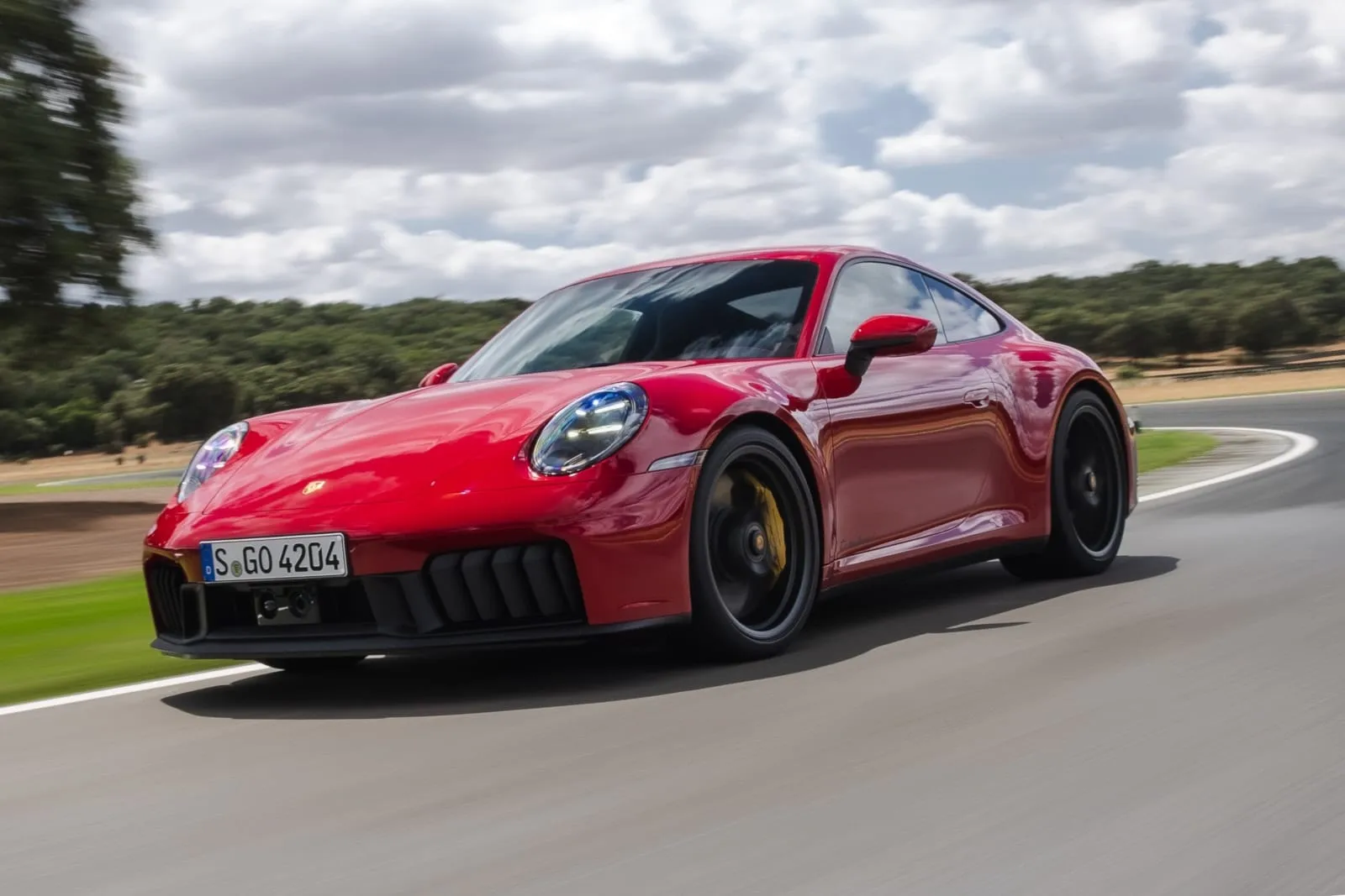 Red 2025 Porsche 911 Carrera GTS
