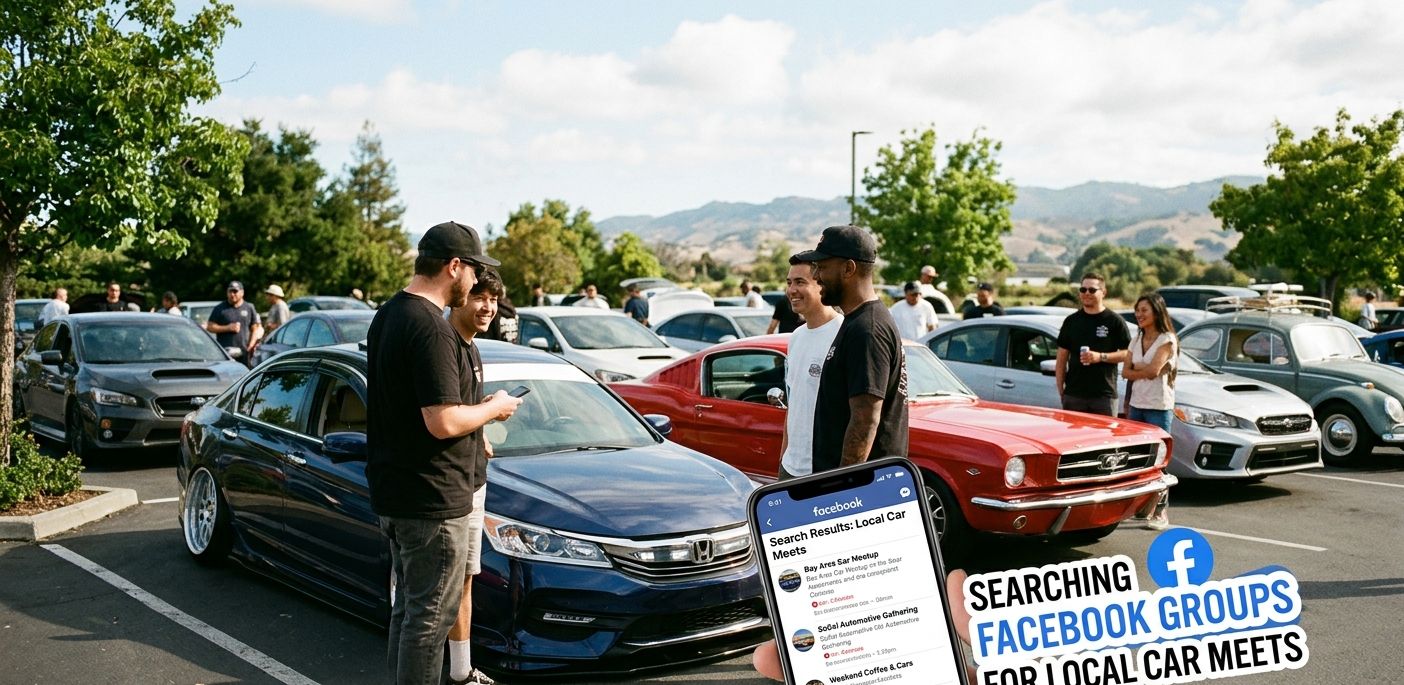 Search Facebook Groups for Local Car Meets