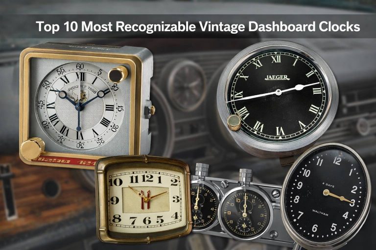 Top 10 Most Recognizable Vintage Dashboard Clocks