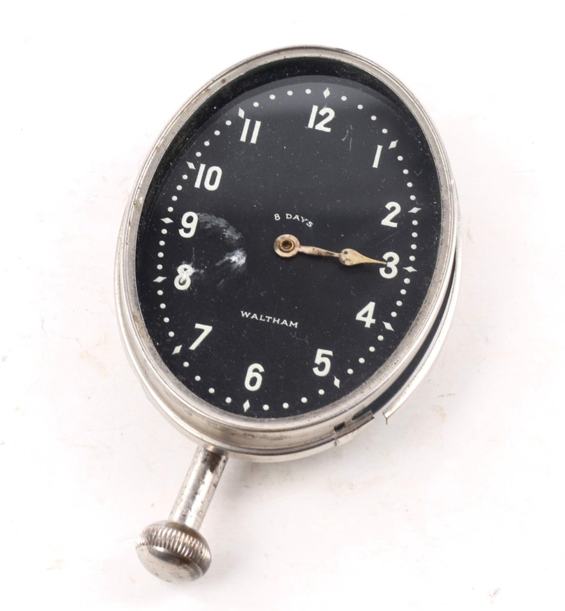 Waltham 8 Day Automobile Clock (1910s–1930s)