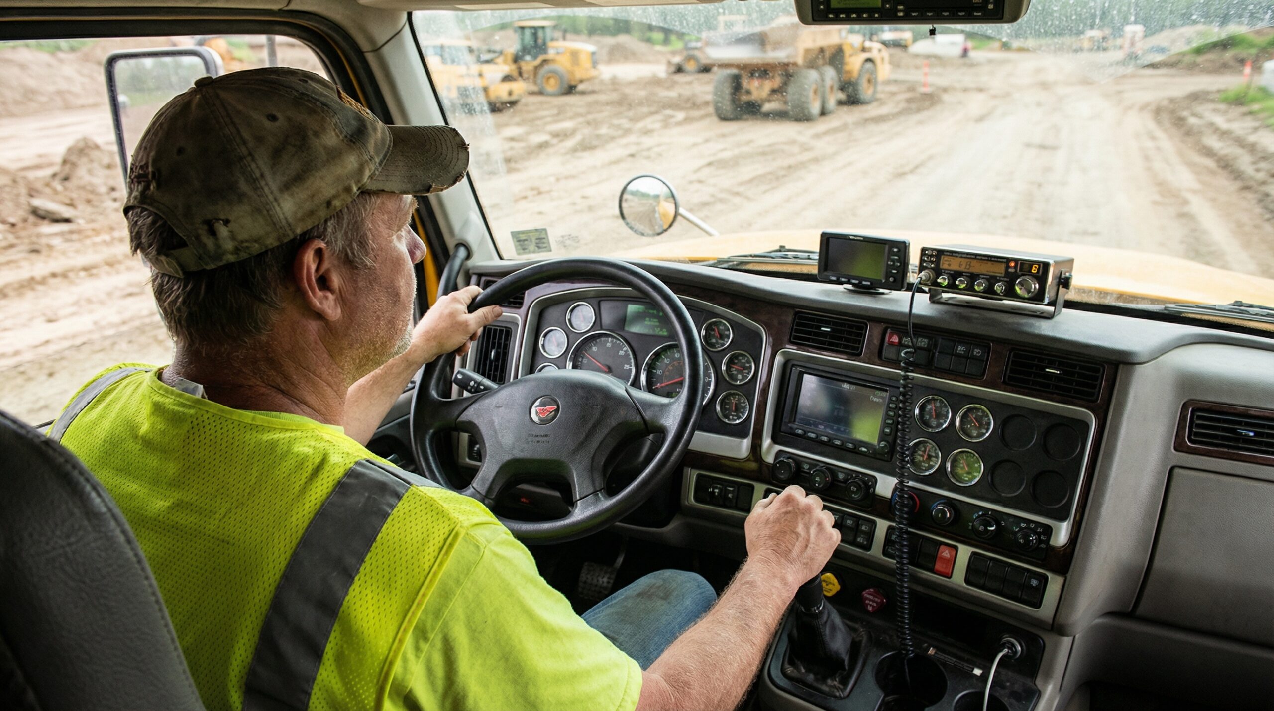 A professional Dump Truck Driver
