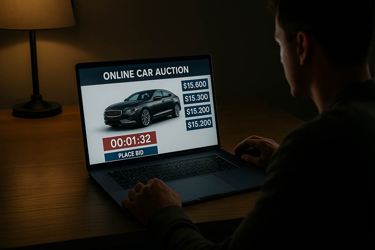 An online auction platform An online auction platform