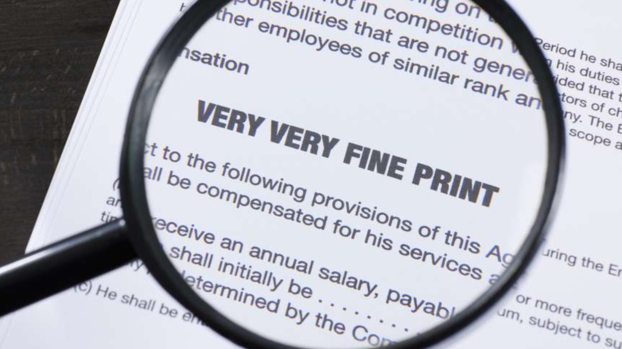 Audit the Fine Print