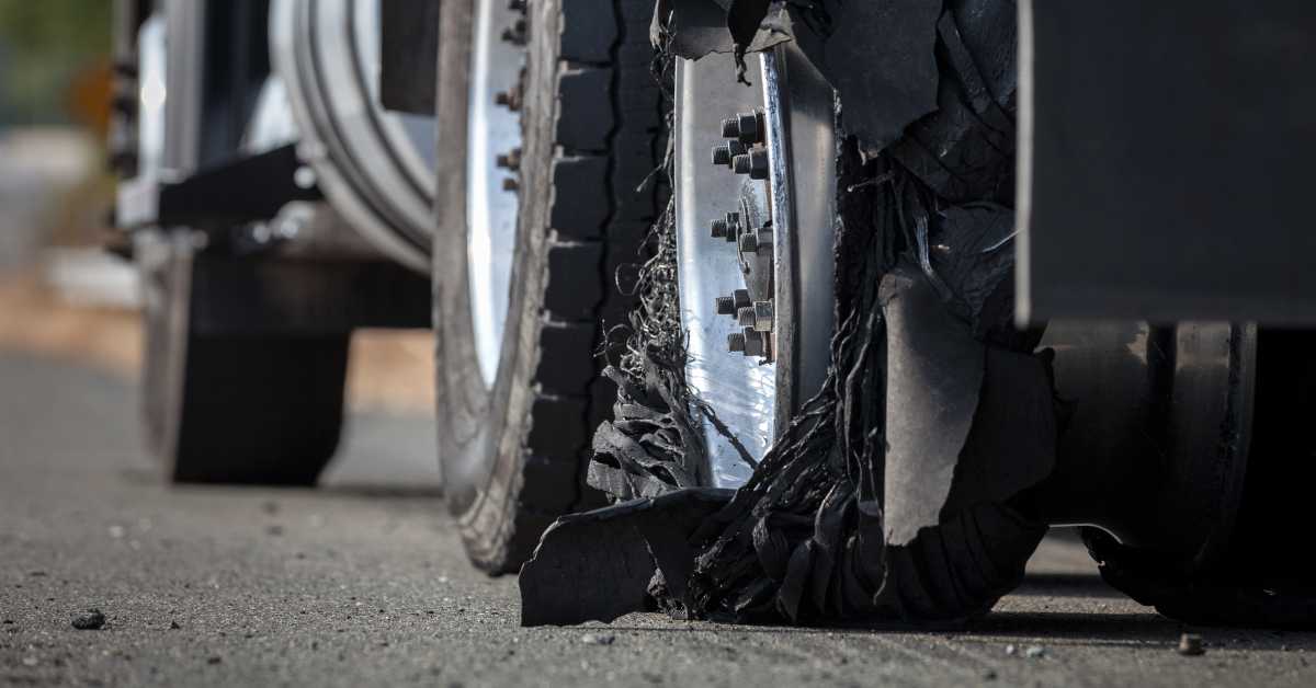 Be Aware of Truck Tire Blowouts