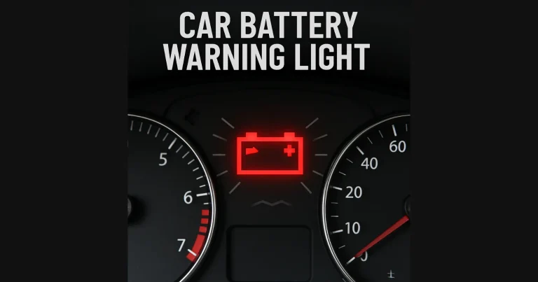 Car Battery Warning Light