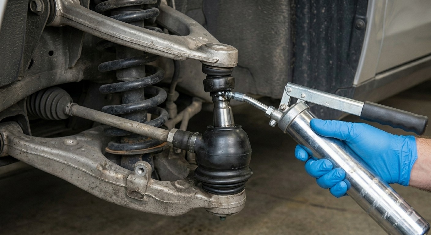 Inspect and Lubricate Suspension Components