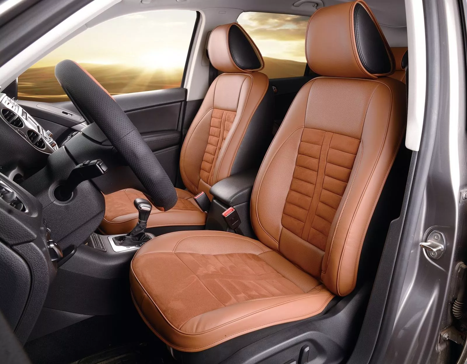 Leather seat covers