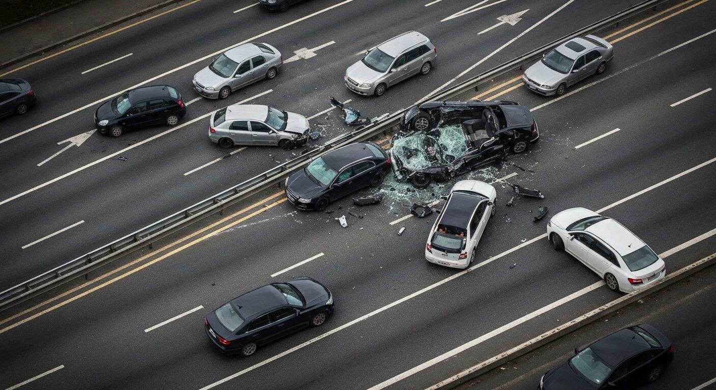 Multi vehicle collision