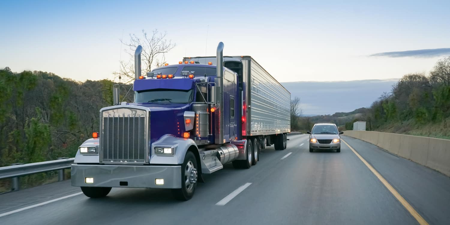 Stay Calm and Patient Around Semi Trucks