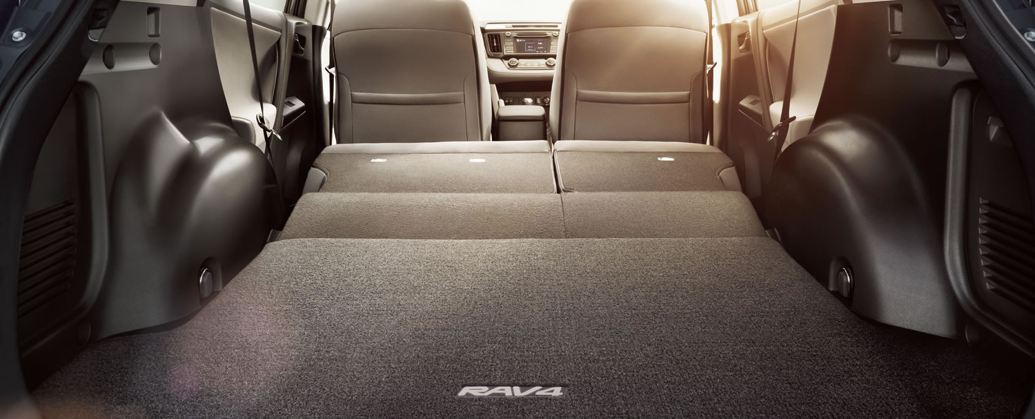 Toyota RAV4 Limited with fold flat rear seats