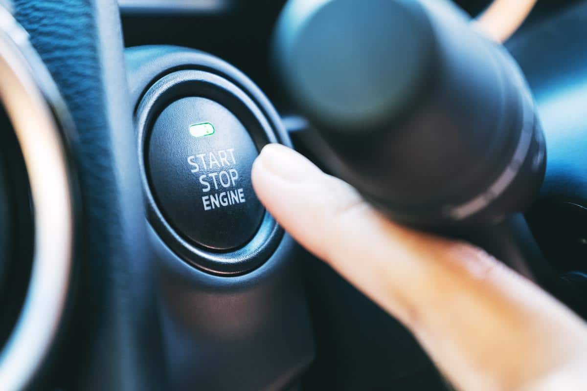 Vehicle push button start system