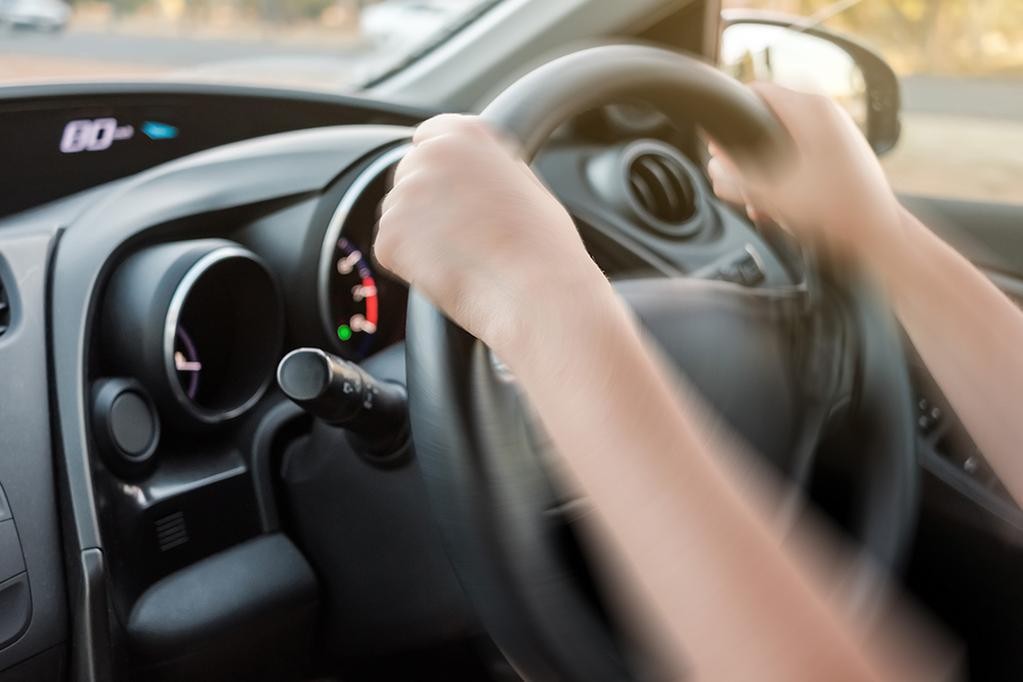 You Feel Vibrations Through the Steering Wheel