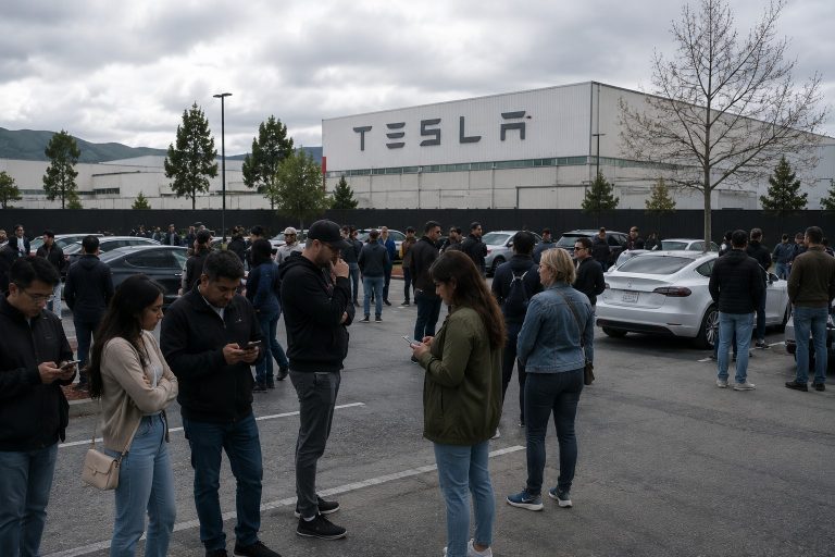 Buyers Left Stranded as Tesla Suddenly Cancels Fremont Delivery Event